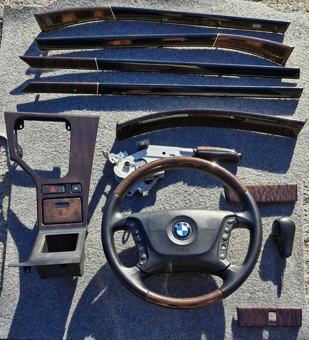 Kierownica dekory drewno BMW E39 muschelahorn edition indyvidual