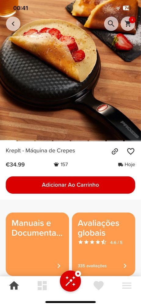 Maquina crepes Prozis