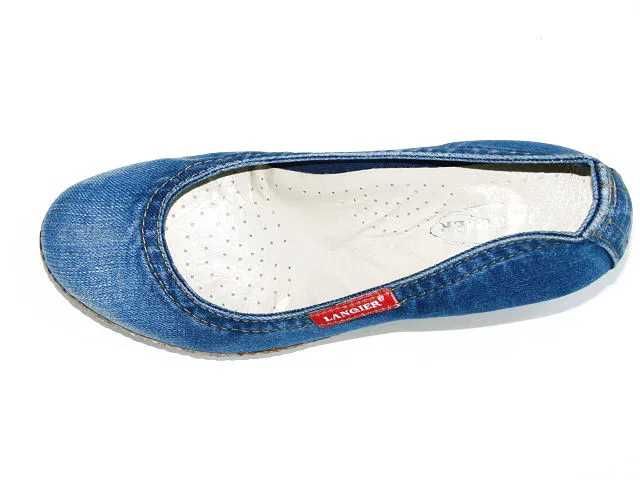 Czółenka blue jeans koturn ARTIKER 40C236 r. 40