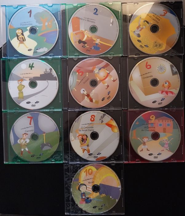 Conjunto DVD'S de histórias infantis