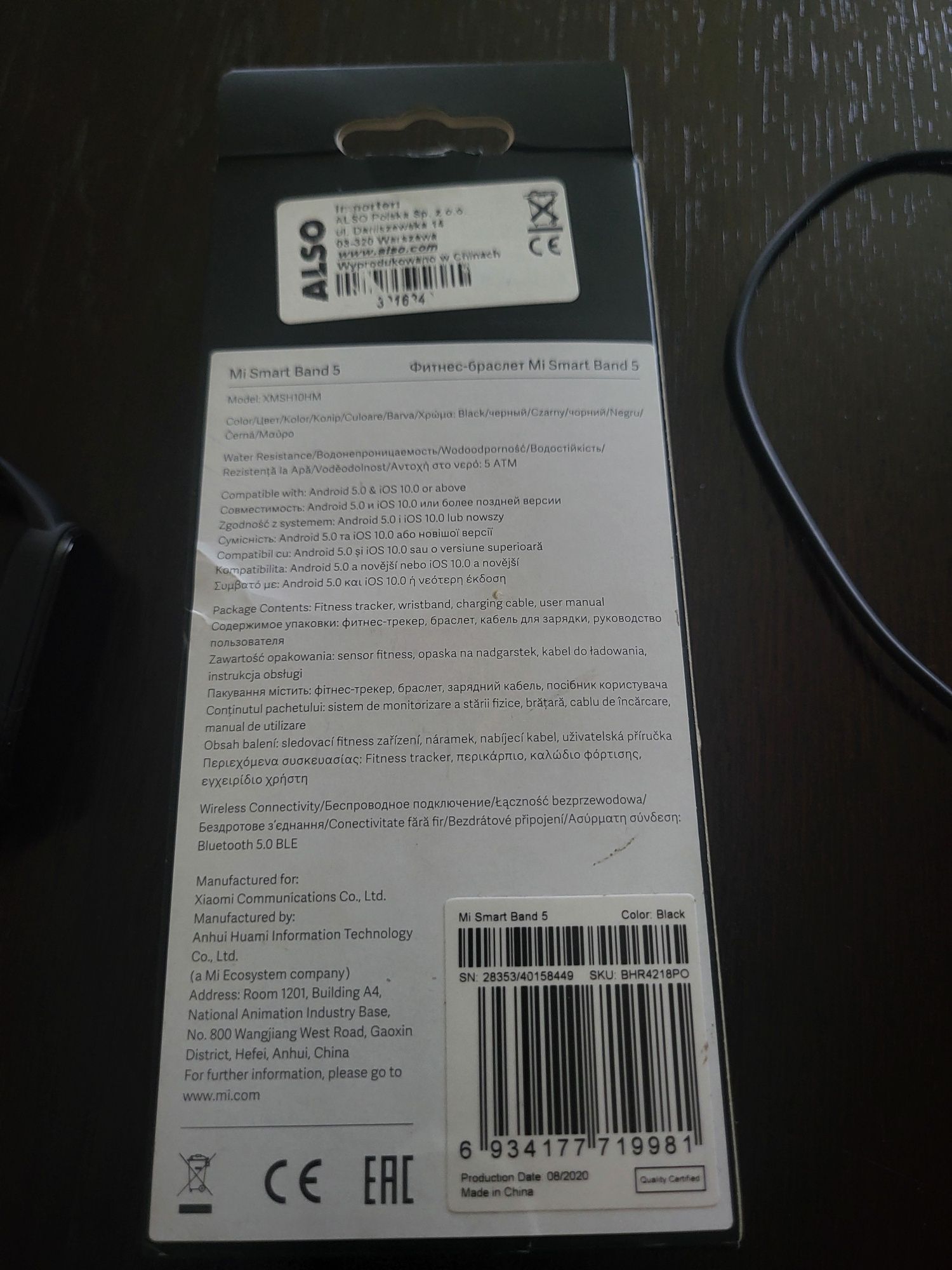Opaska mi band 5