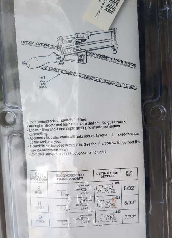 Guia profissional para afiar corrente de motosserras
