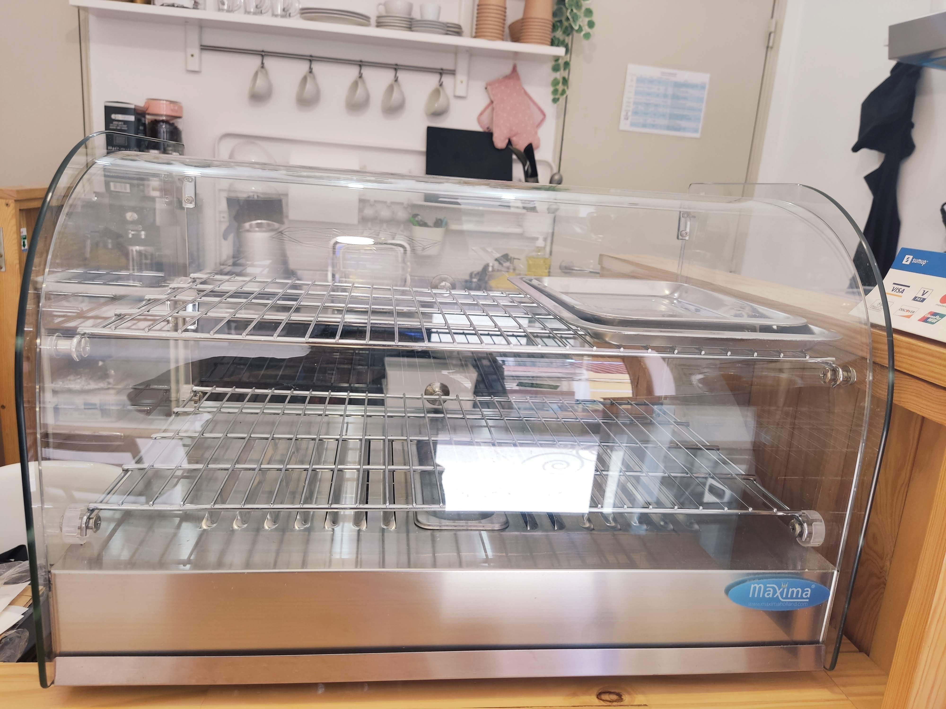Vitrine aquecida - Máxima
