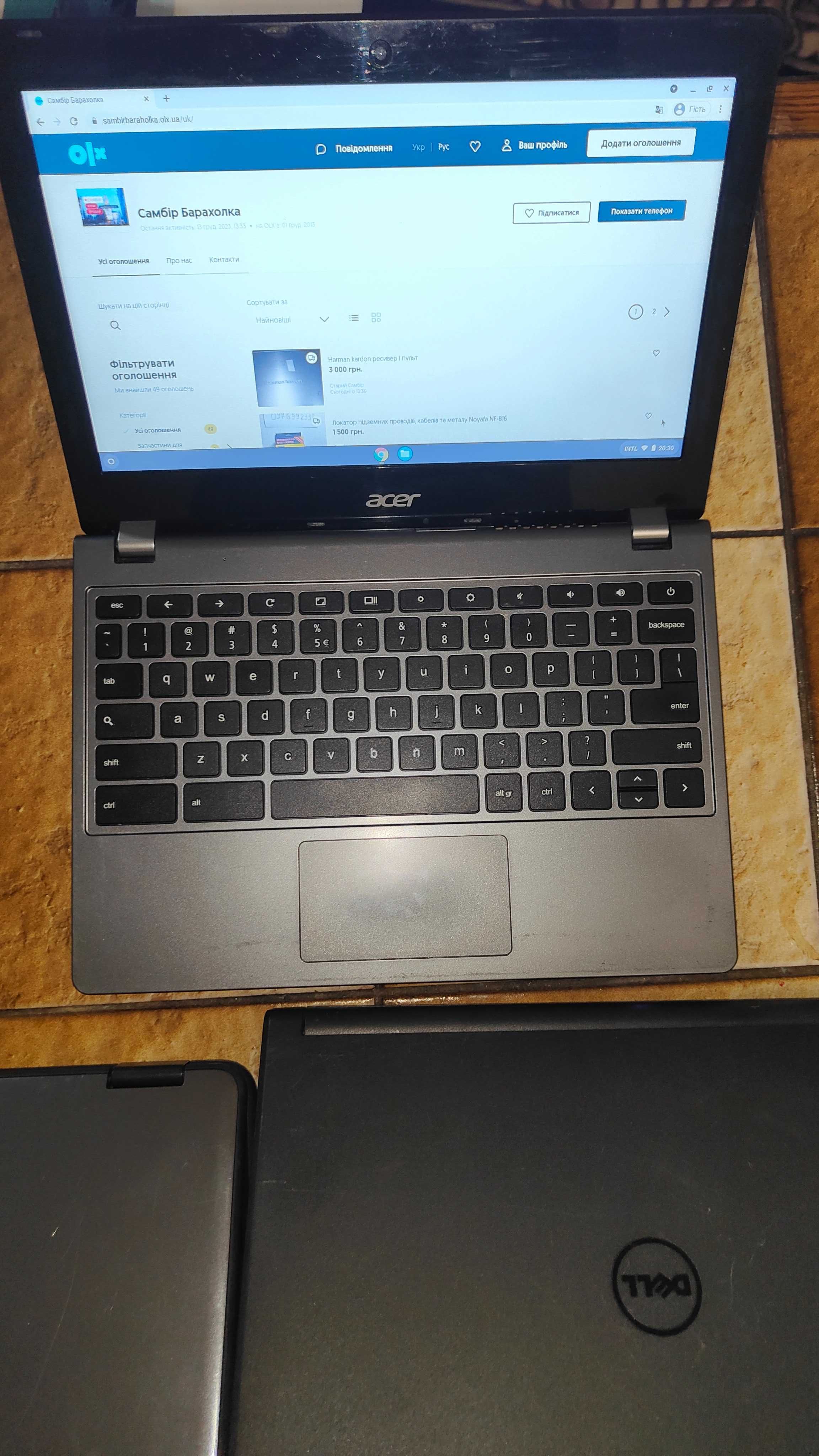Нетбук Acer Chromebook C720 Chrome OS хромбук IPS LED