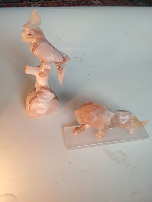 Lindas imagens de animais em pedra