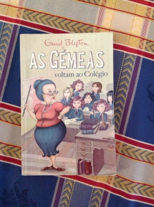livro "as gemes voltam ao colégio"