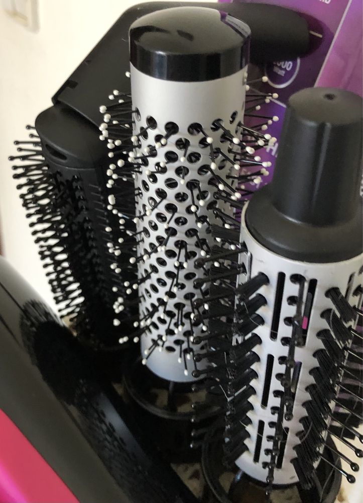 Conjunto de secador de cabelo e seus acessórios