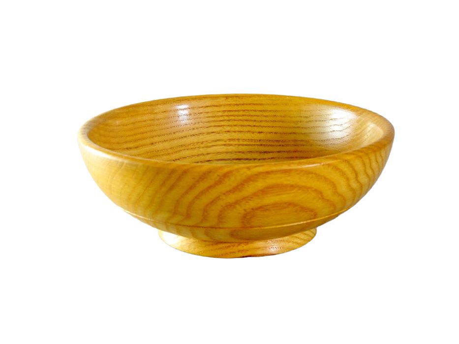 lata 60 drewniana paterka miseczka