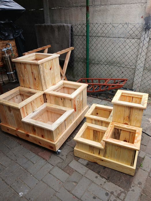 Donica ogrodowa 90x90