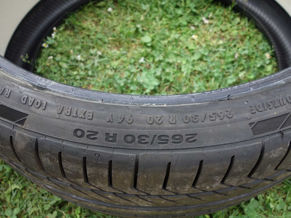 Opony 265/30/20 4 Sztuki Nowe Demo Continental Dunlop