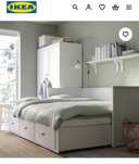 Cama IKEA individual dupla 80x 200 branca vira uma cama de casal