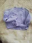 bluza Adidas xs s 34 36 fiolet krótka bluza adidas 36