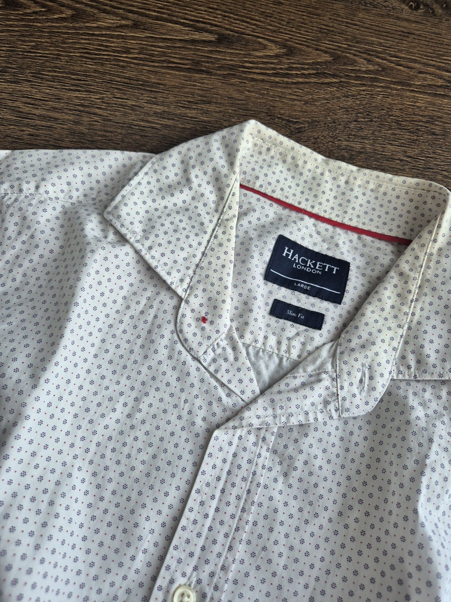 Hackett london large L slim fit koszula męska w kratę