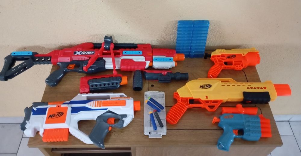 Nerf várias com munições
