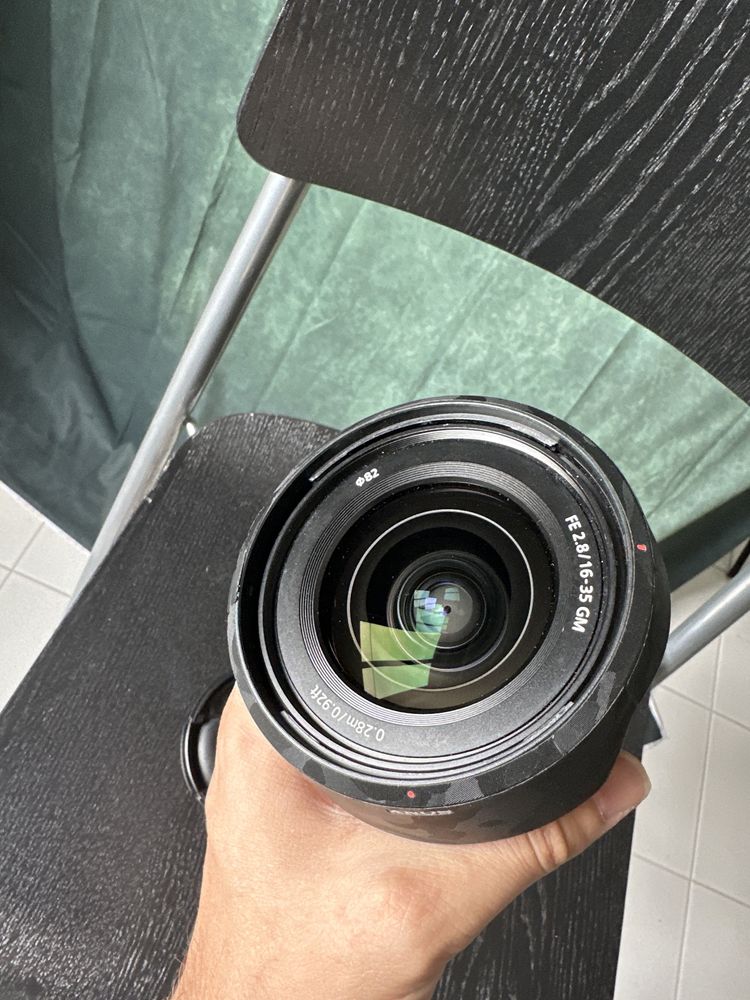 Lente Sony 16-35 2.8 GM como nova