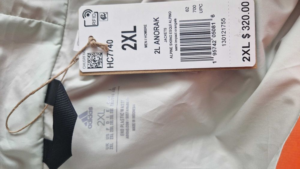 Kurtka Narciarska Adidas Terrex  2 Anorak rozmiar XXL jedyna taka