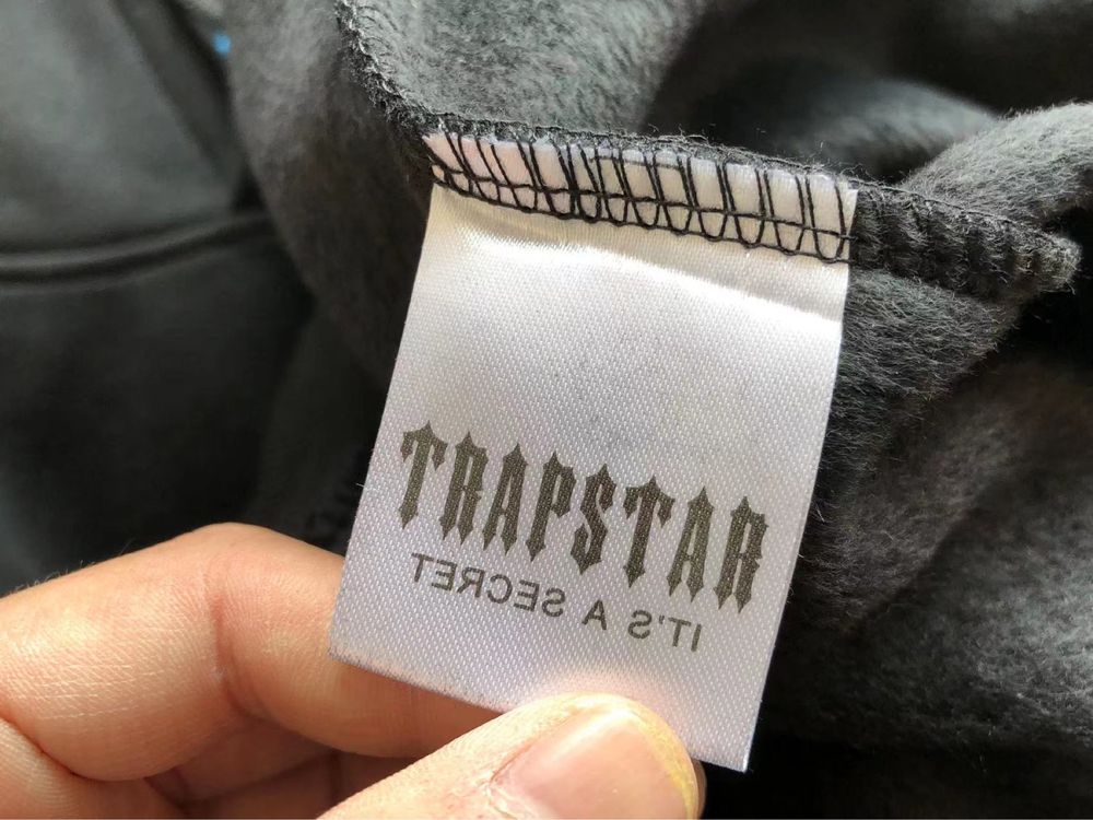 Dres Trapstar Bluza Z Kapturem Czarna/Żółta