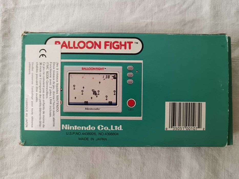 Balloon Fight (Nintendo Game & Watch, Tested, No Manual/Battery)