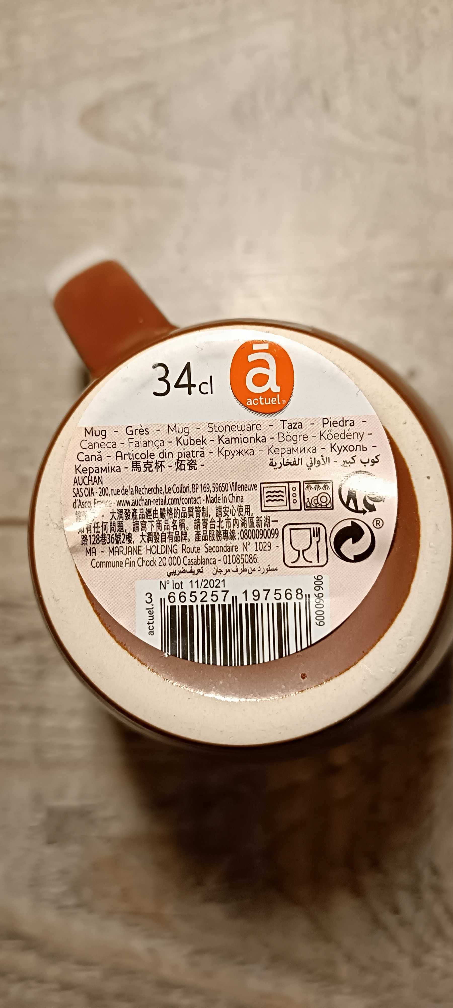 Actuel - Kubek z terakoty 340 ml