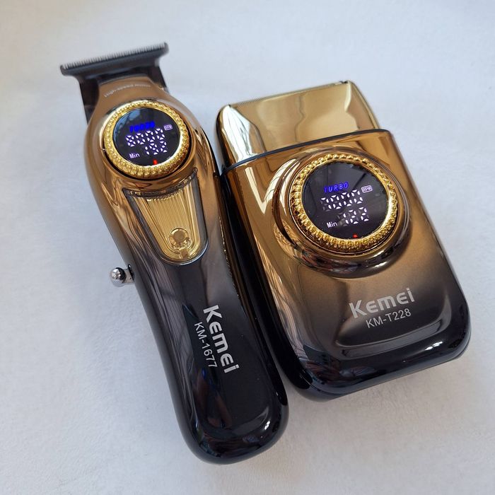 Набір шейвер +тример Kemei!Топова якість!