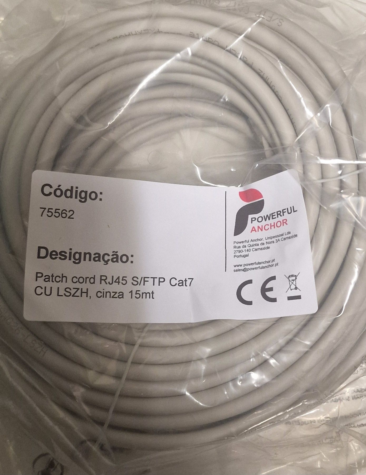 1 cabo  10m/1 cabo 15m /14 cabo de rede 3 metros /1 cabo 5 metros