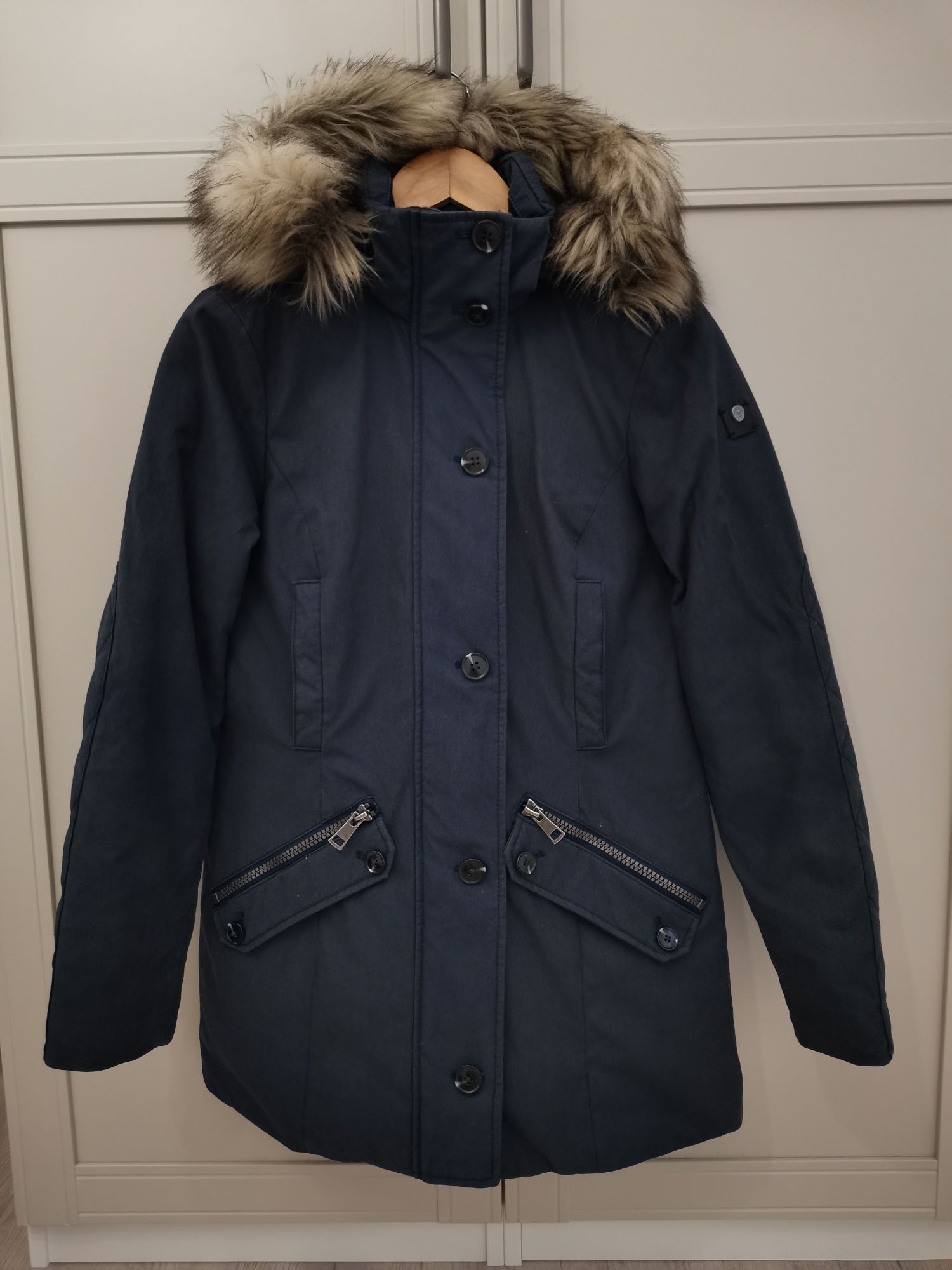 Парка куртка курточка зимняя женская Tom Tailor  размер s m