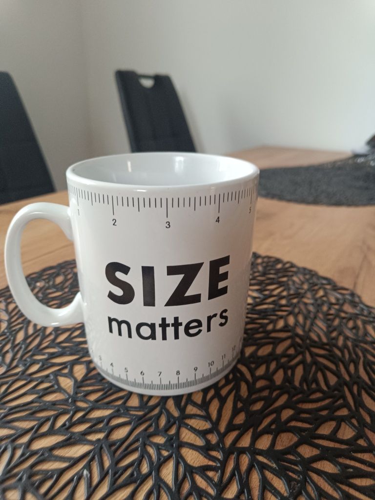 Duży kubek ceramiczny SIZE matters 800 ml