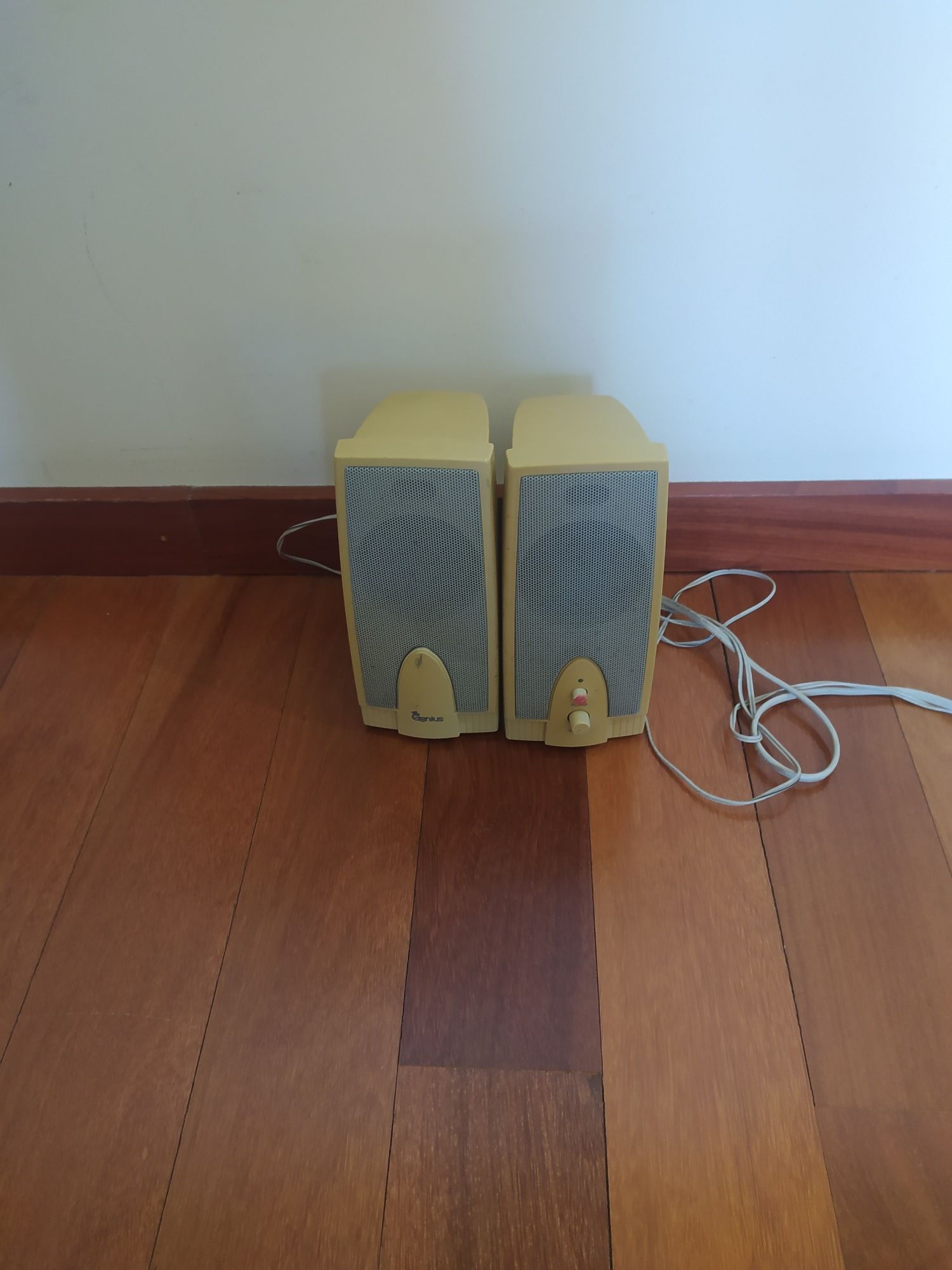 Colunas de computador e dvd