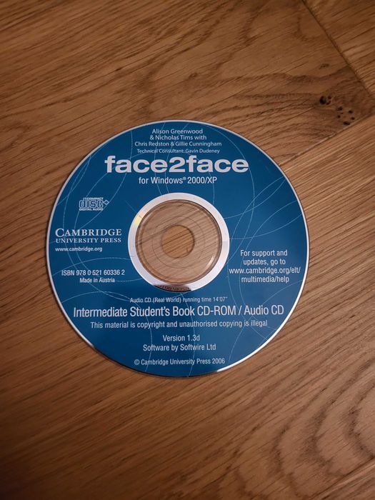 Płyta do podręcznika face2face