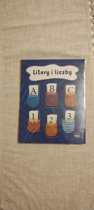 Litery i cyfry klaser pomoc dydaktyczna nauka czytania przedszkole i 1
