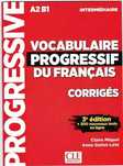 Vocabulaire progressif intermediare. A2 B1, klucz