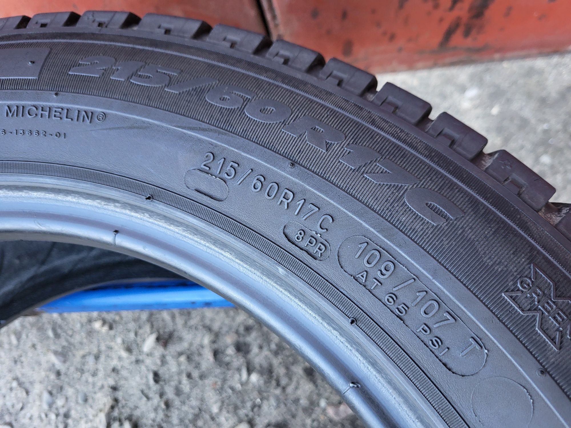 215/60/17C R17C Michelin AGILIS 2шт ціна за 1шт літо шини