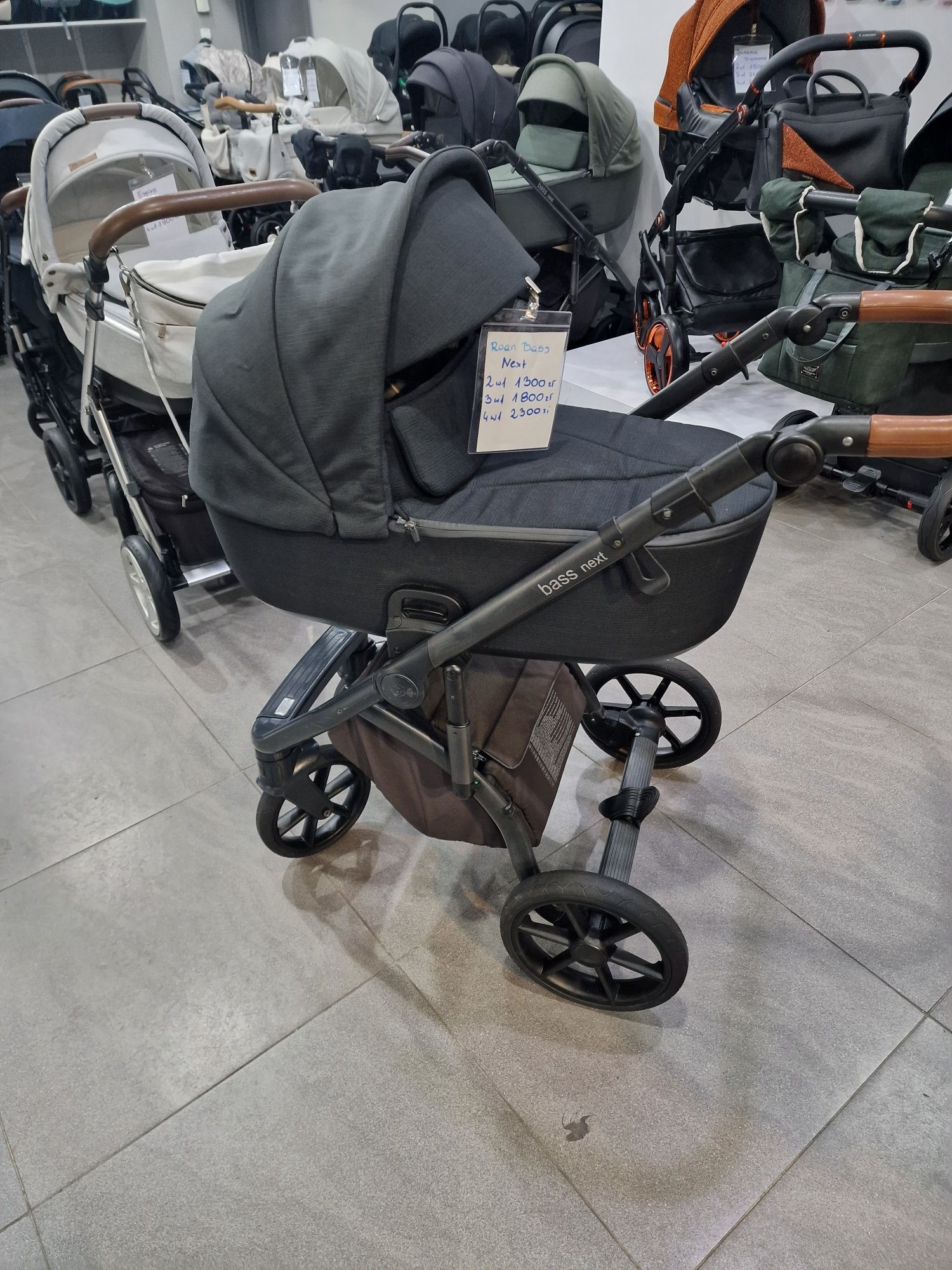 Wózek dziecięcy Roan Bass Naxt 2w1 wysyłka komis wózkolandia