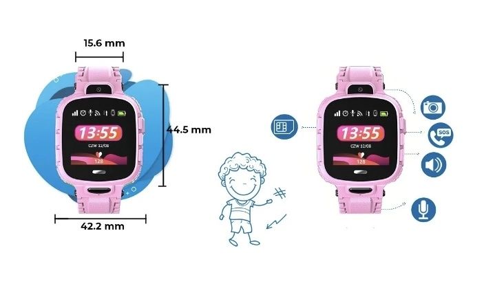 Smartwatch dla dziecka, Calmean Sport Active