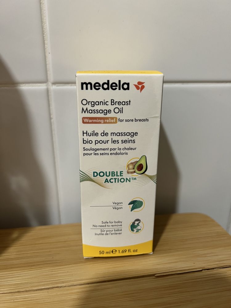 Óleo massagem amamentação da Medela
