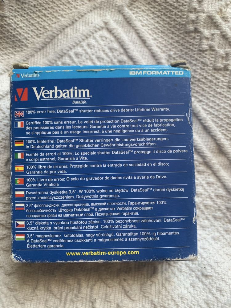 Дискети Verbatim MF 2HD.  3.5" 1.44 Mb .