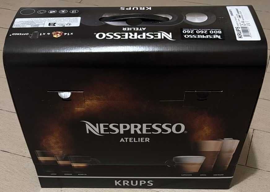 Máq.Café KRUPS Nespresso Atelier.Portes grátis!