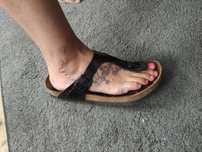 Birkenstock japonki, klapki, damskie czarne błyszczące 40