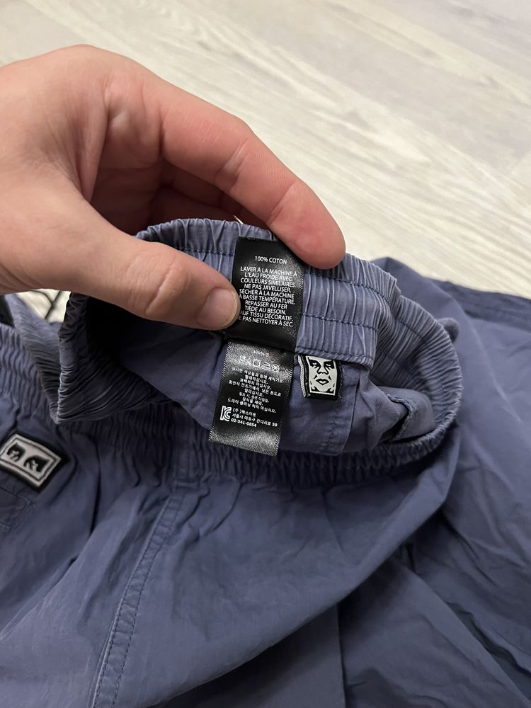 Спортивні штани OBEY Baggy Rap Pants Blue M y2k sk8