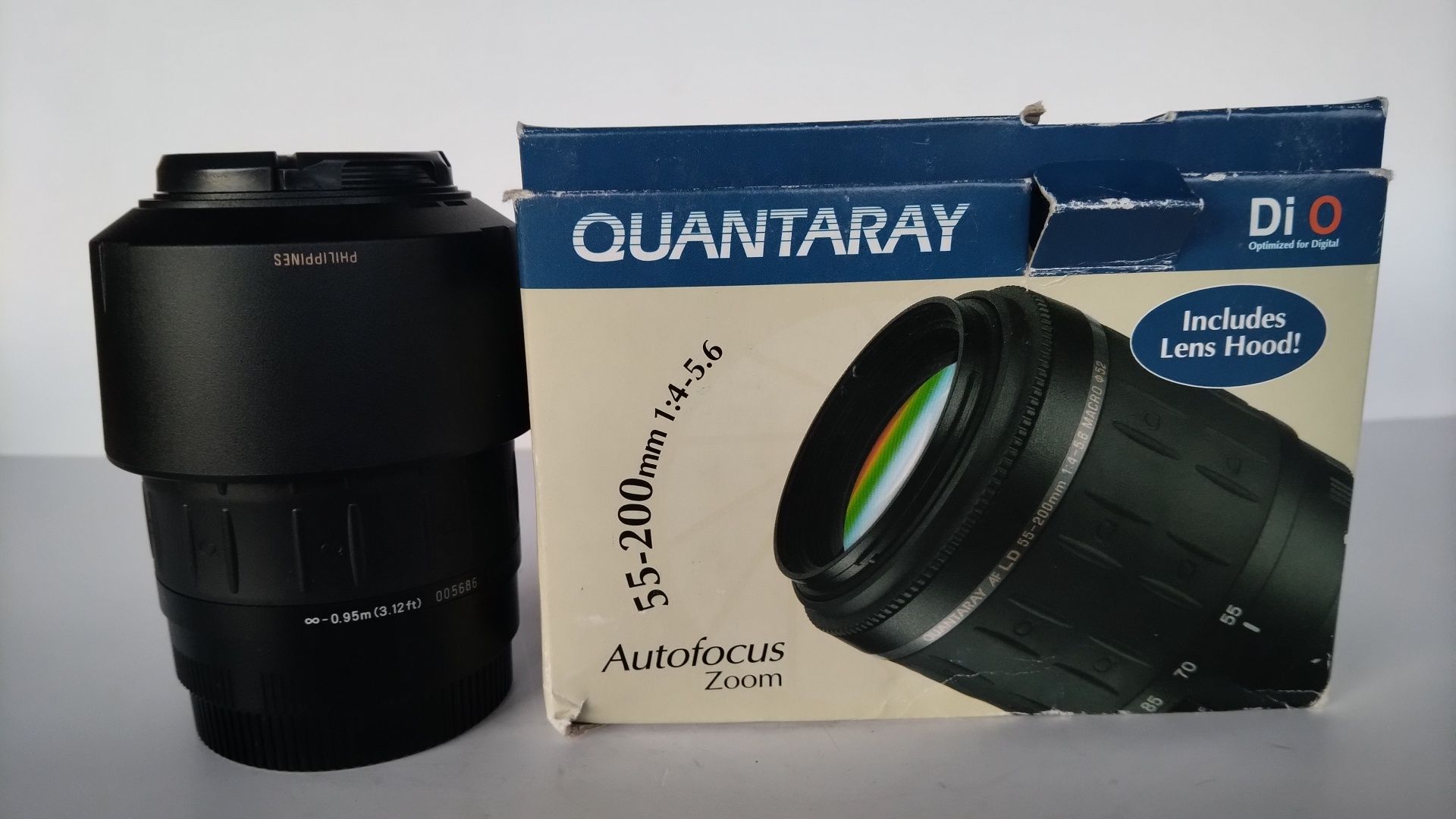 Objectiva Quantaray 55-200 para Canon
