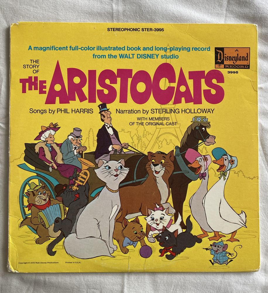Walt Disney-The Story Of The Aristocats. LP 12”