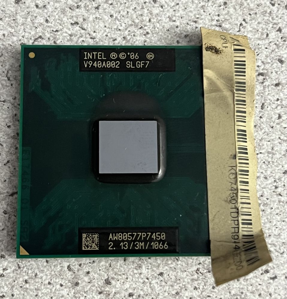 Nietestowany Procesor Intel Core 2 Duo P7450 PGA478 laptop 2.13GHz