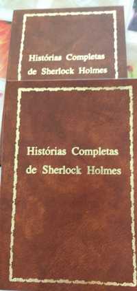 historias completas de sherlock holmes - dois livros
