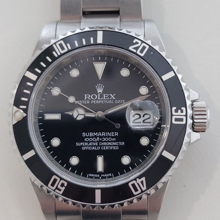 Rolex Submariner Silver Black