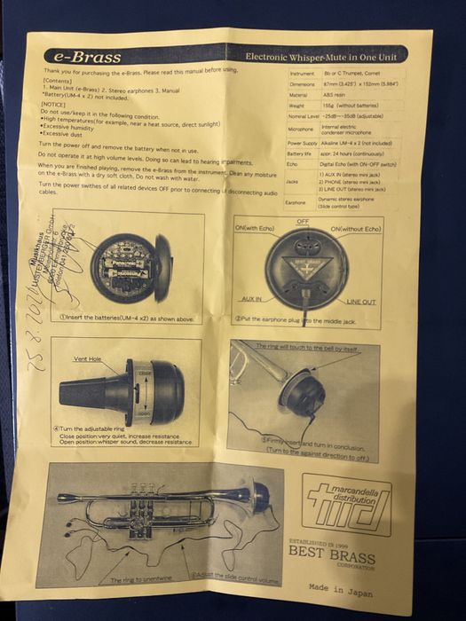 Tłumik do trąbki elektroniczny