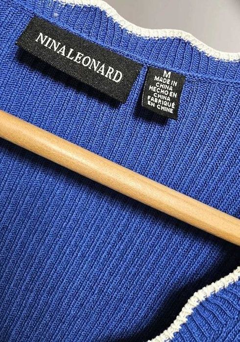 Платье в рубчик демисезонное Nina Leonard, р. М