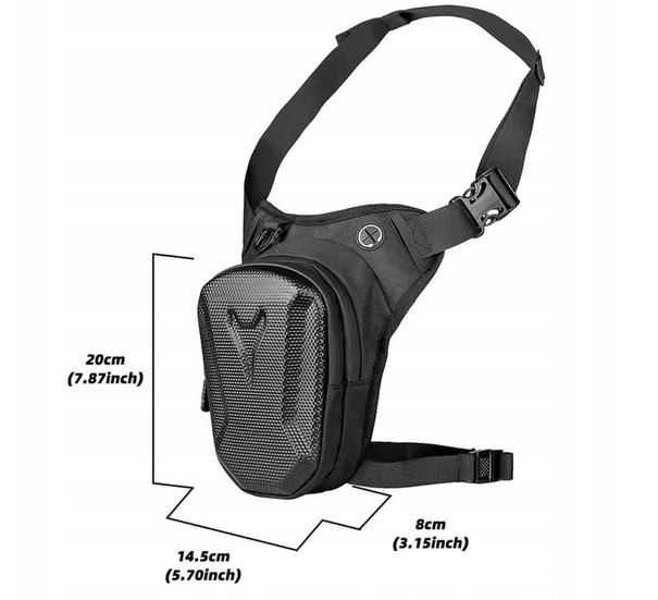 SASZETKA TORBA MOTOCYKLOWA NA Nogę Udo Nerka Biodro Motocykl Motor