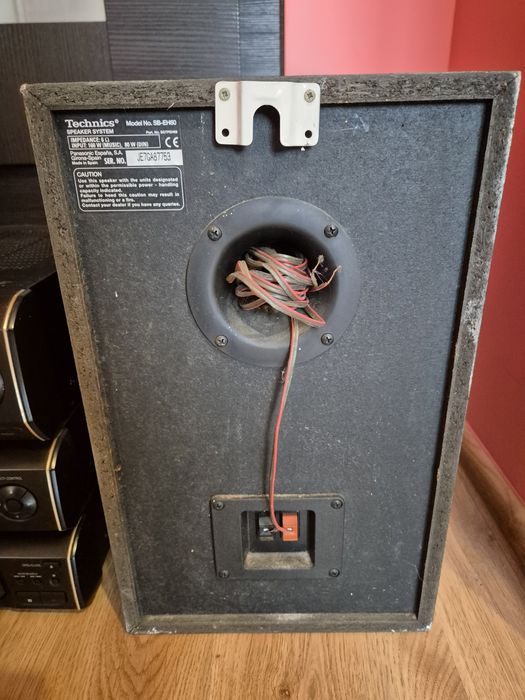 Wieża Technics SA-EH50 + dwa głośniki