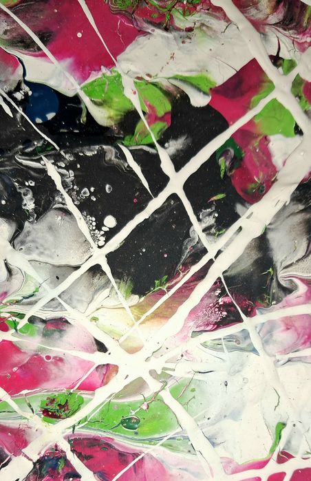 Atenção compre 3 pague 1 uma das pinturas abstractas expressionistas