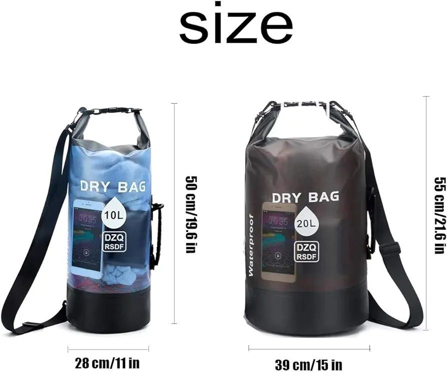 Torba wodoodporna 10l dry bag na kajak plażę łódkę